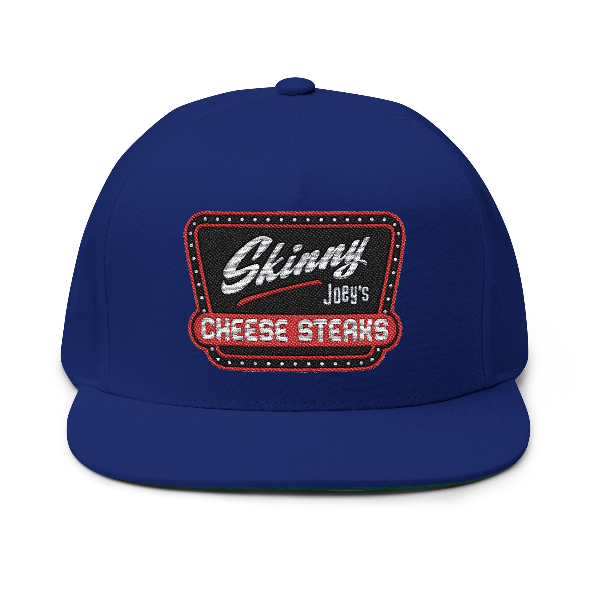 Skinny Joey's Embroidered Flat Bill Cap
