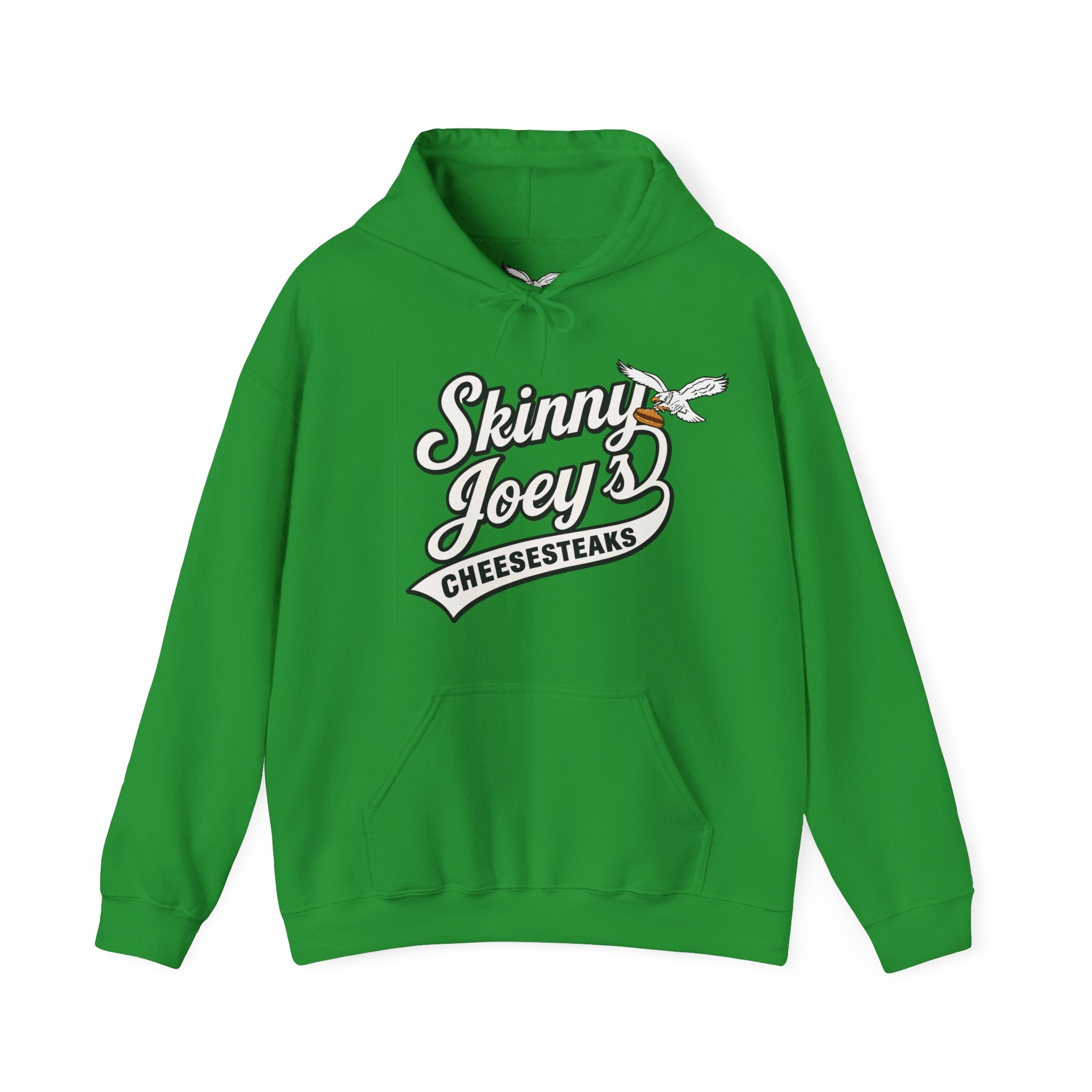 Super Bowl Champs X Skinny Joey Cheesesteaks Logo Pullover Hoodie