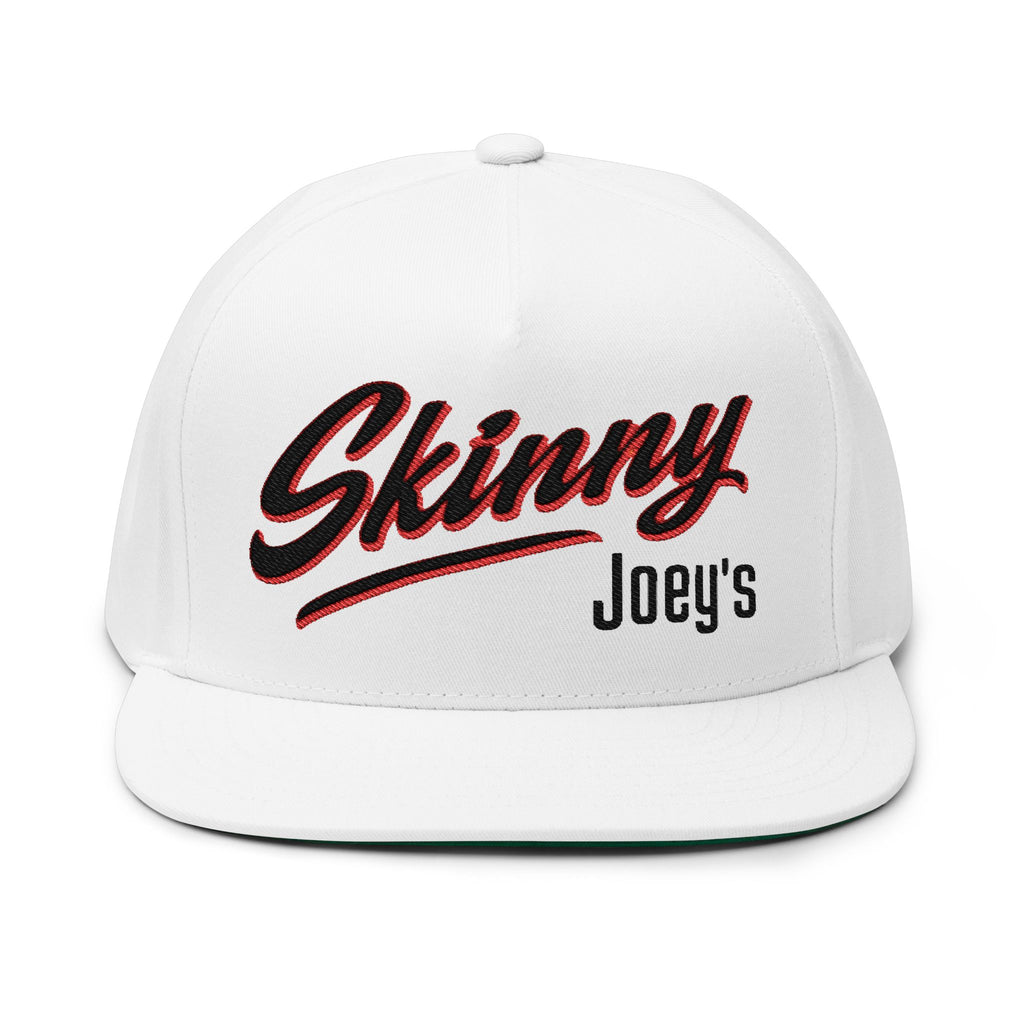 Skinny Joey’s Flat Bill Cap — Classic Edition Embroidery