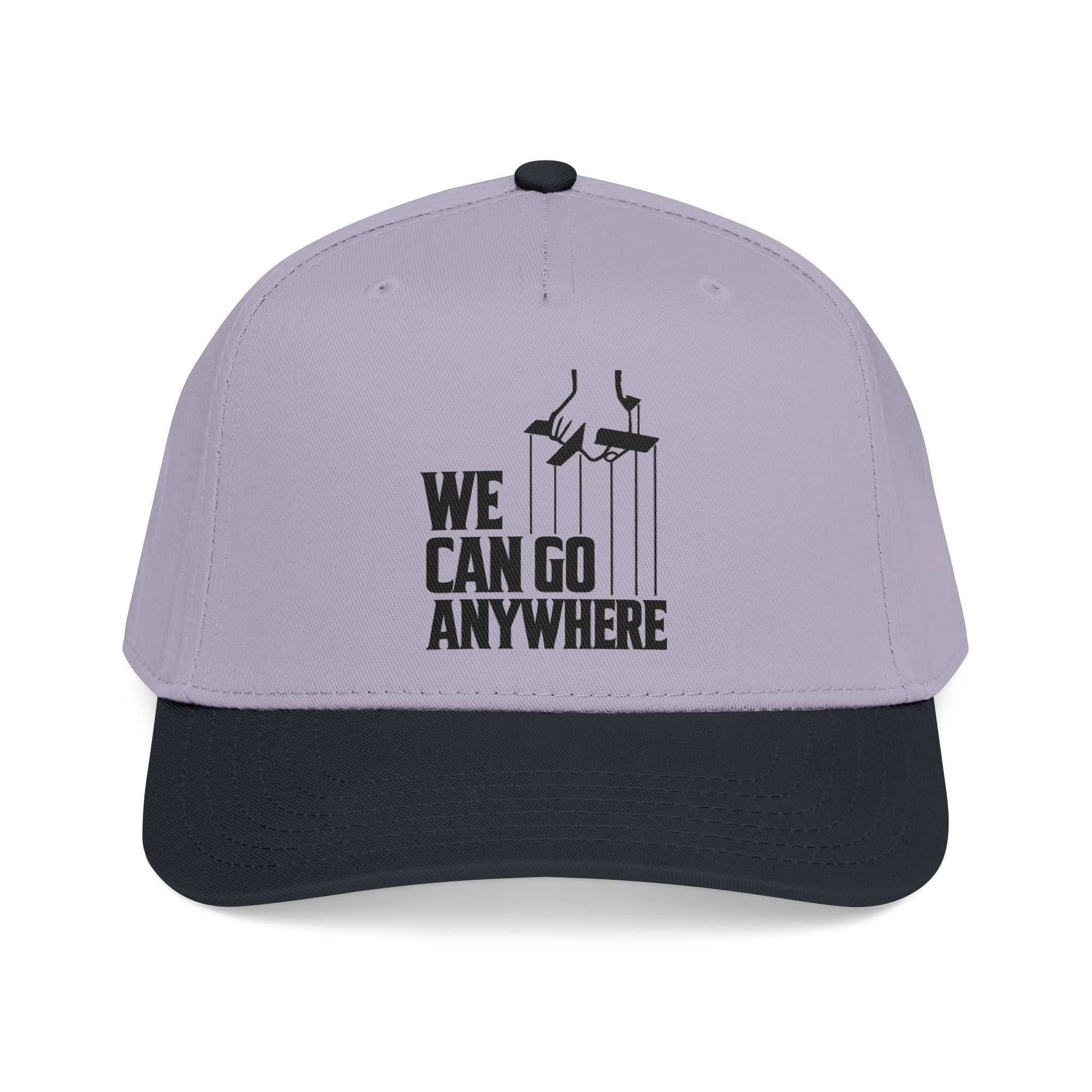 “We Can Go Anywhere” Stork Travel Dad Hat