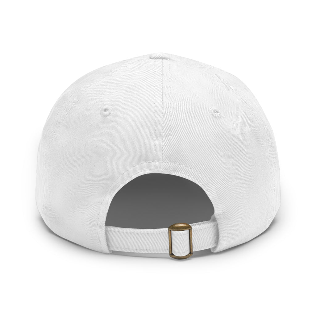Skinny Joey Leather Patch Dad Hat