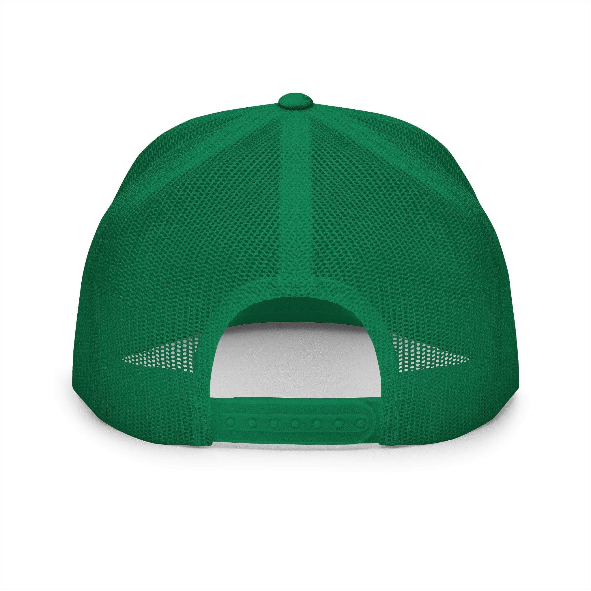 Skinny Trucker Cap - Retro Patch 5-Panel Mesh Hat