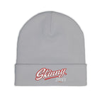 Embroidered 'Skinny' Knit Beanie Winter