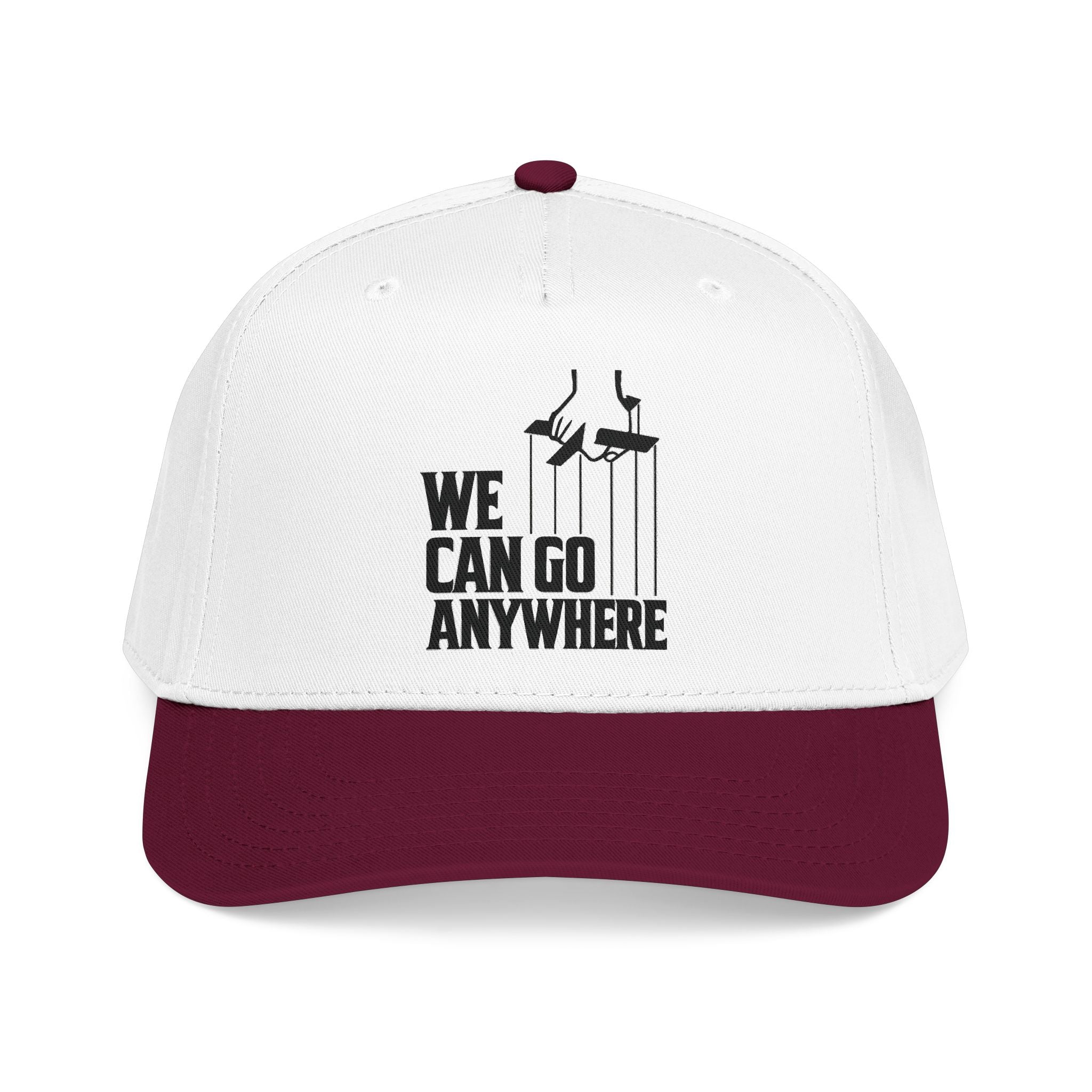 “We Can Go Anywhere” Stork Travel Dad Hat