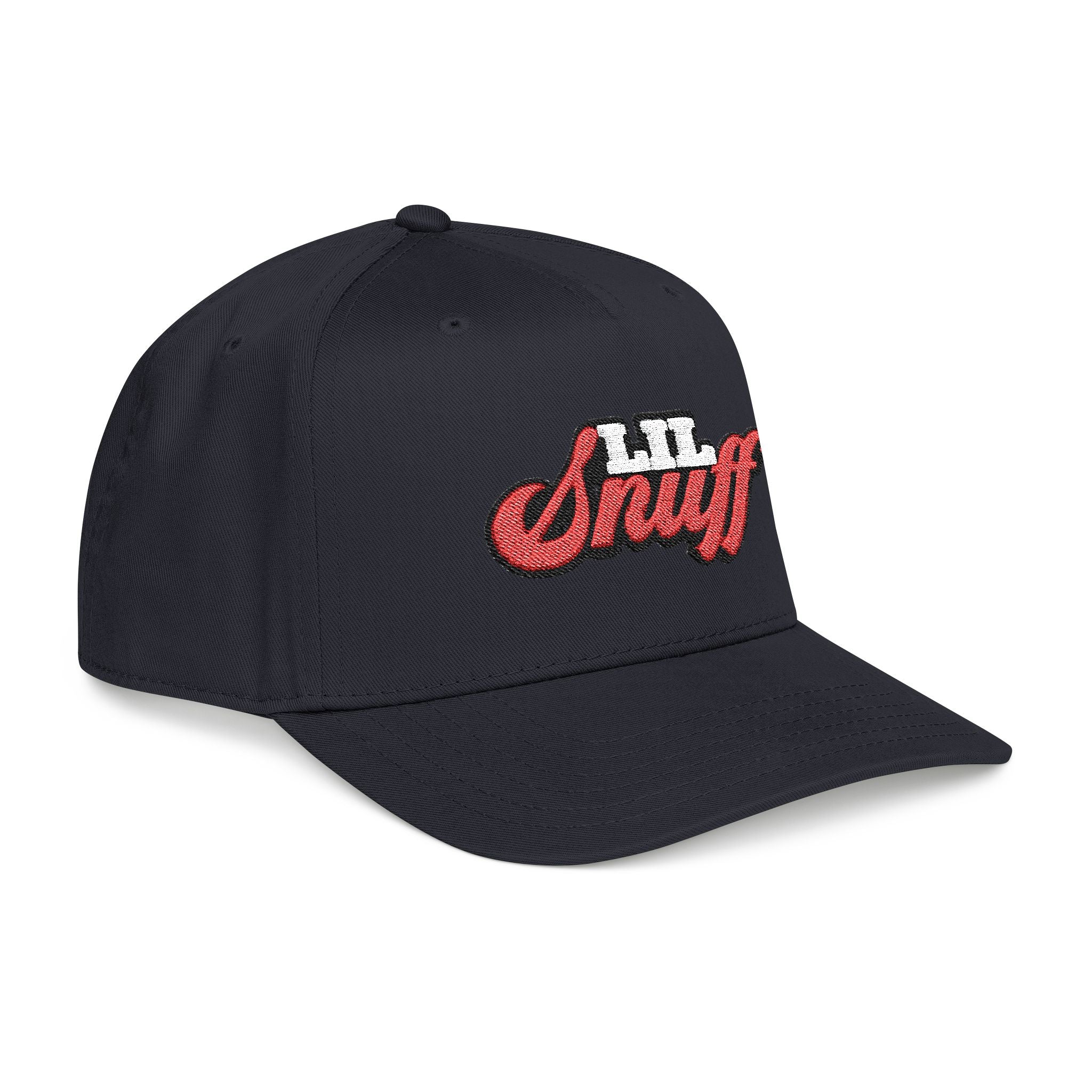 Lil Snuff Embroidered Baseball Cap — Retro Script Dad Hat
