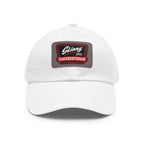 Skinny Joey Leather Patch Dad Hat