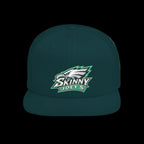 Skinny Joeys Eagle Logo Flat Bill Snapback Hat