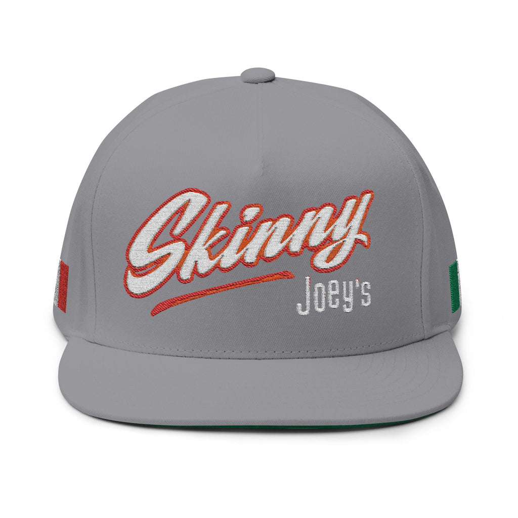 Skinny Joey’s Flat Bill Cap — Classic Edition Embroidery