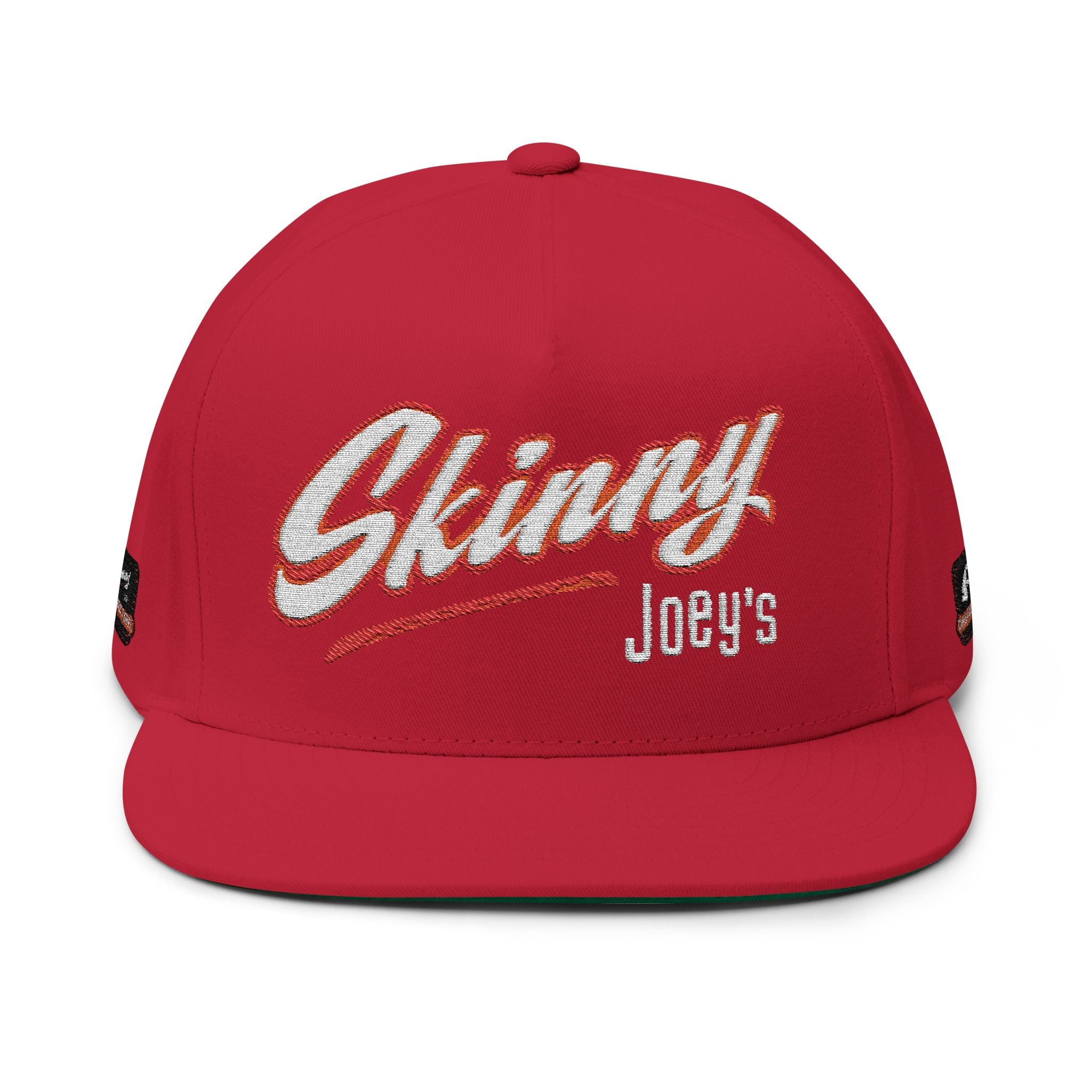Skinny Joey’s Flat Bill Cap — Classic Edition Embroidery