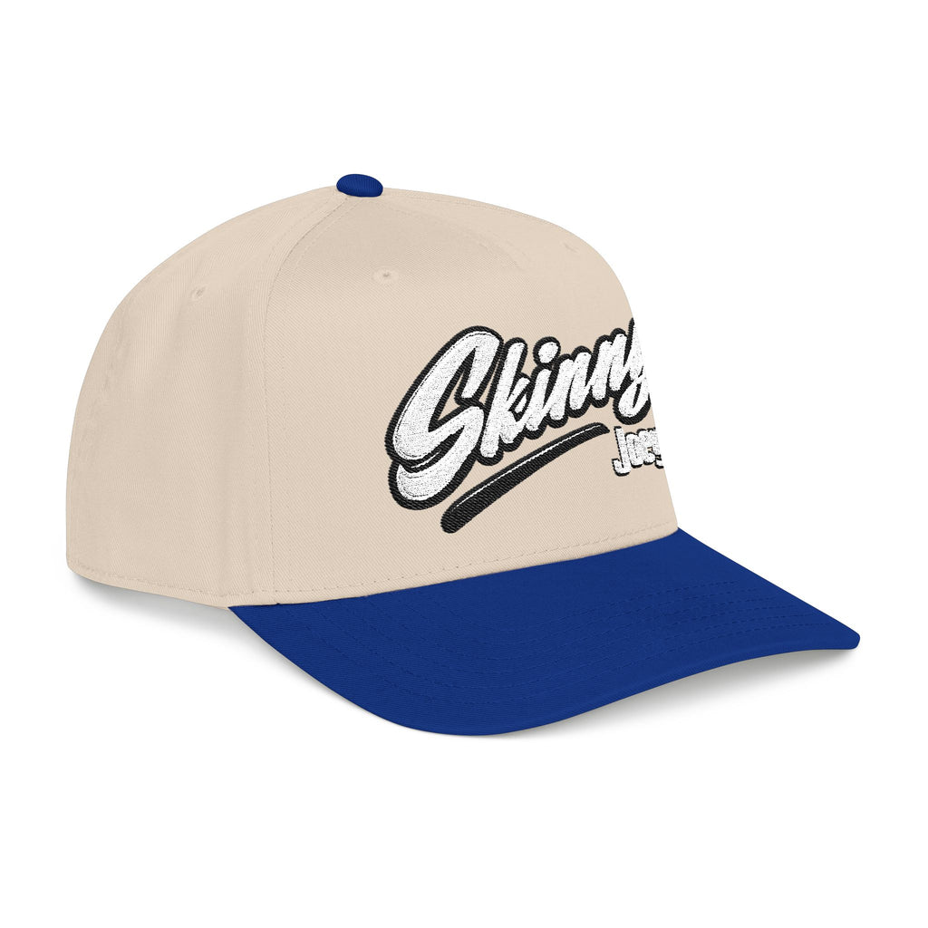 Skinny Jeans Retro Script Baseball Cap | Two-Tone Mid-Profile Hat