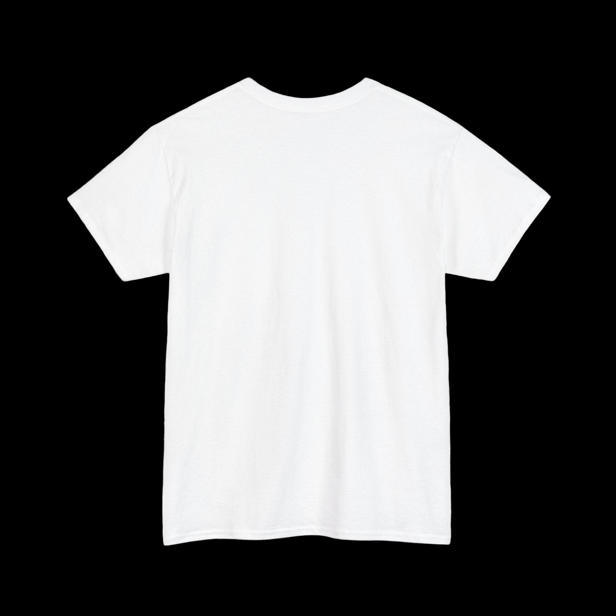 White t-shirt on a white background