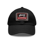 Skinny Joey Leather Patch Dad Hat