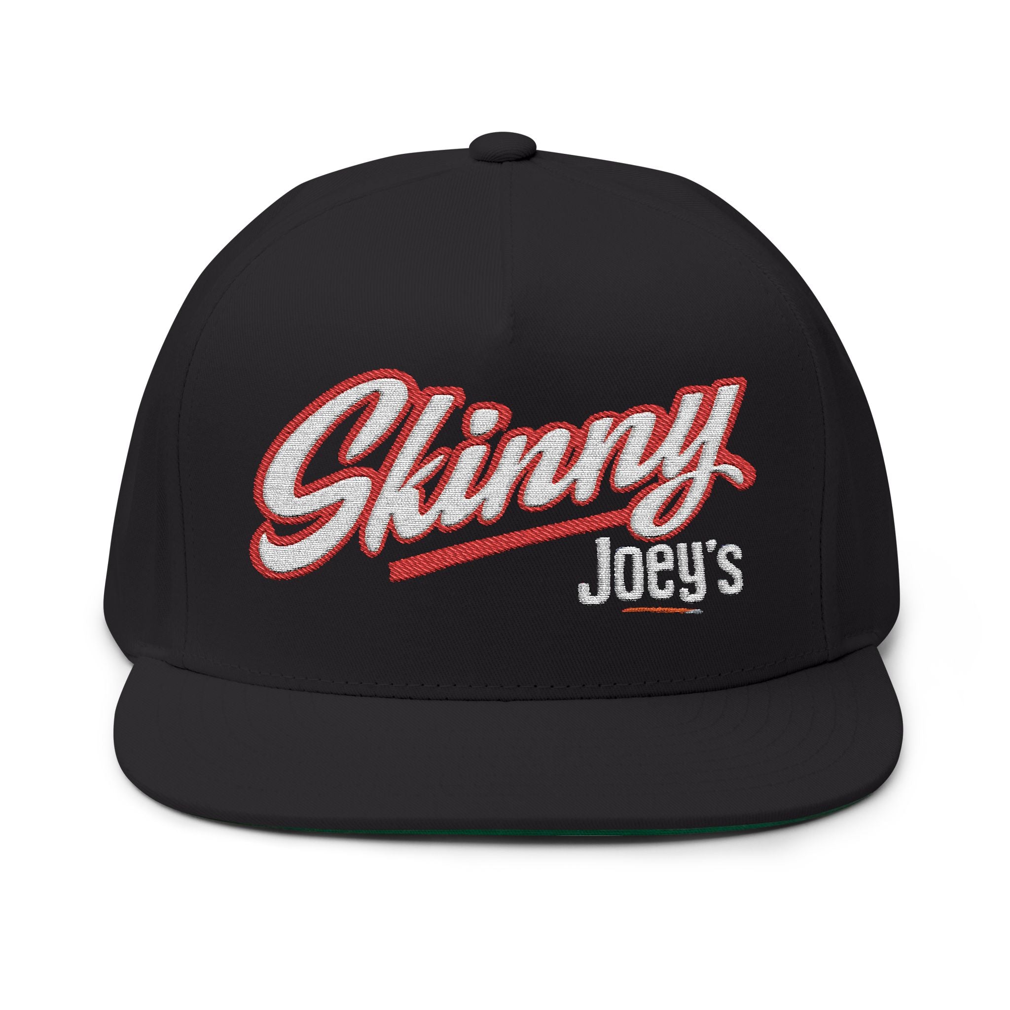 Skinny Joey’s Flat Bill Cap — Classic Edition Embroidery