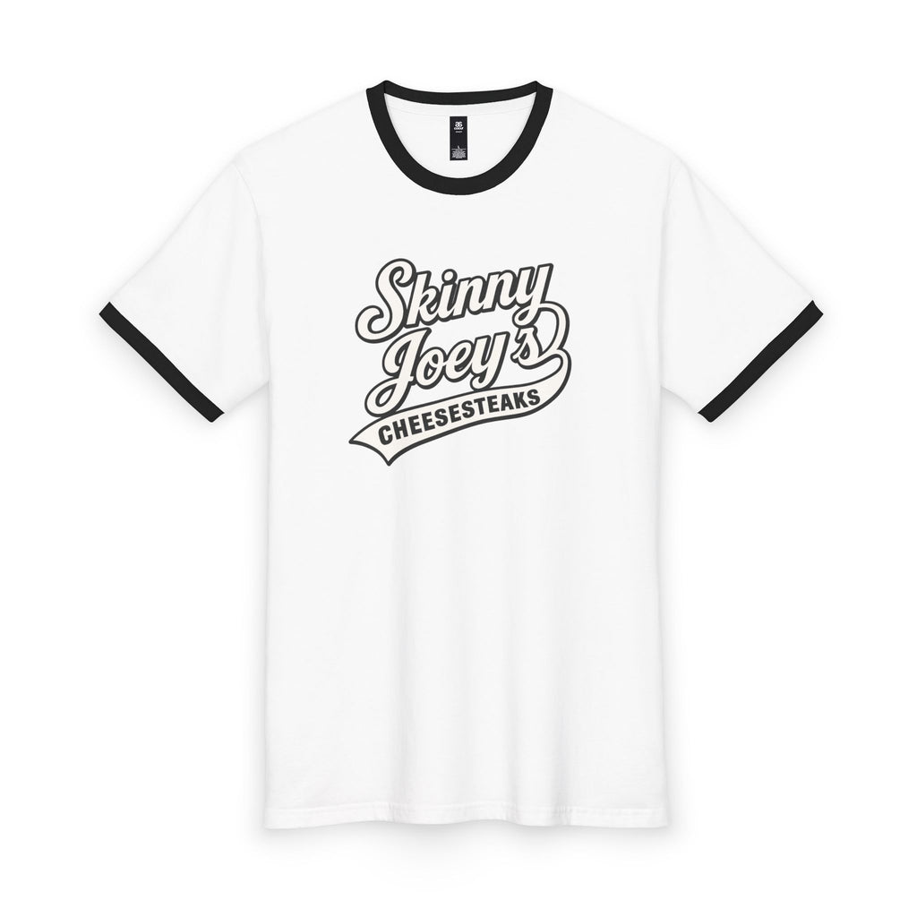 Skinny Joey’s Cheesesteaks Men’s Staple Ringer Tee