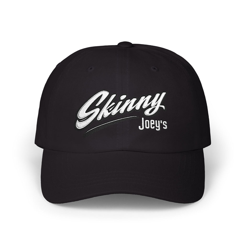 Skinny Joey's Classic Dad Cap | Embroidered Retro Script Baseball Hat