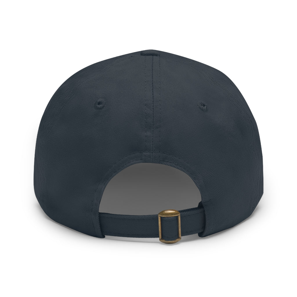 Skinny Joey Leather Patch Dad Hat