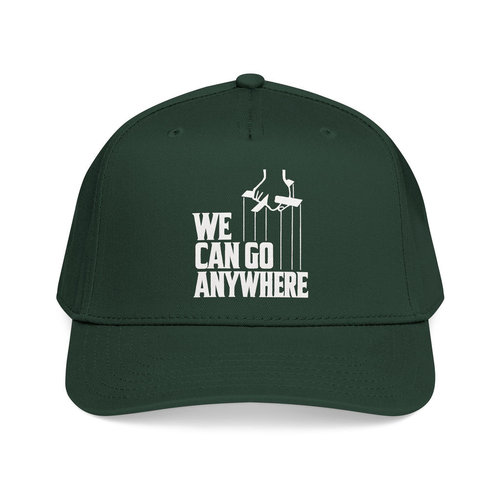 “We Can Go Anywhere” Stork Travel Dad Hat