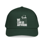 “We Can Go Anywhere” Stork Travel Dad Hat