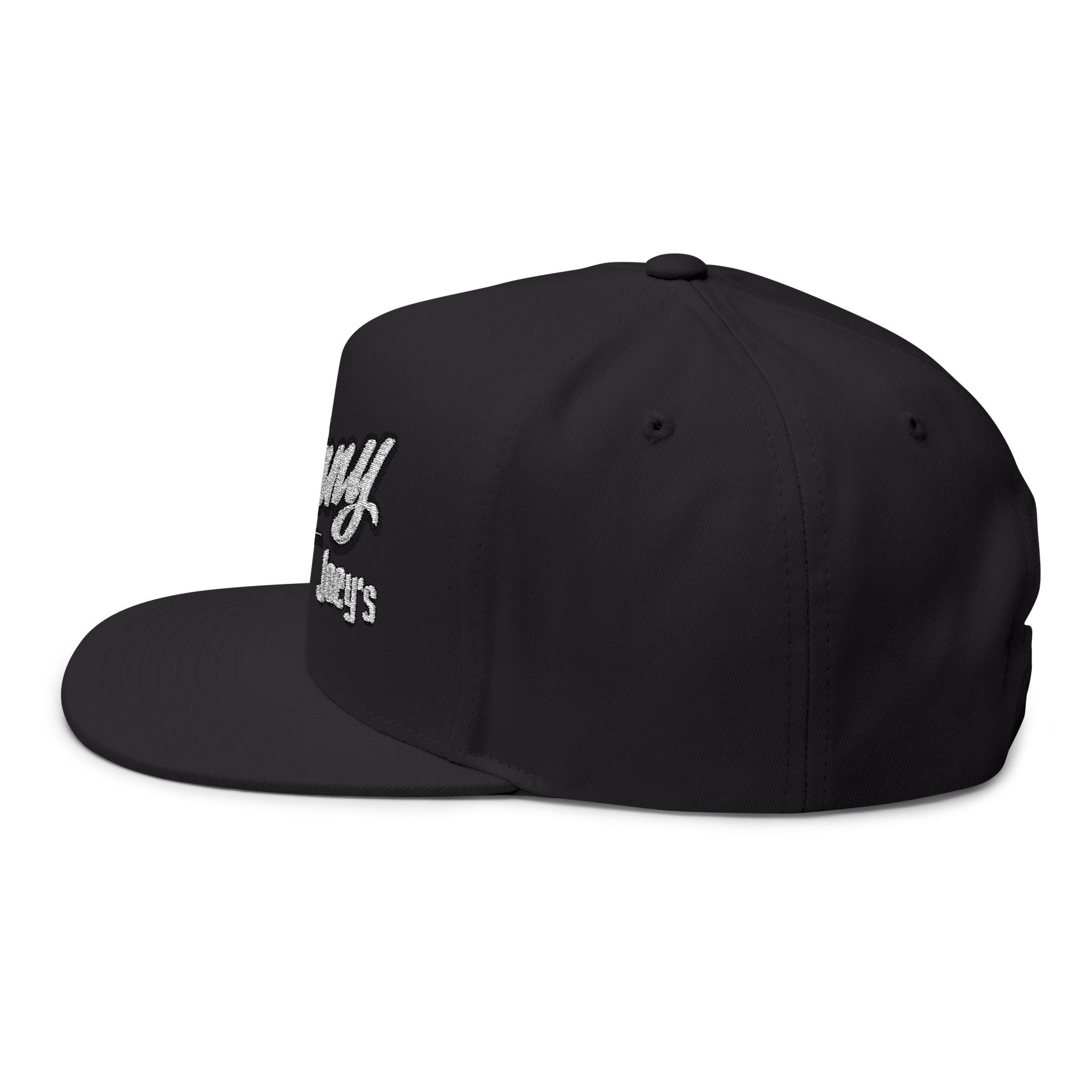 Skinny Joey's Embroidered Flat Bill Cap
