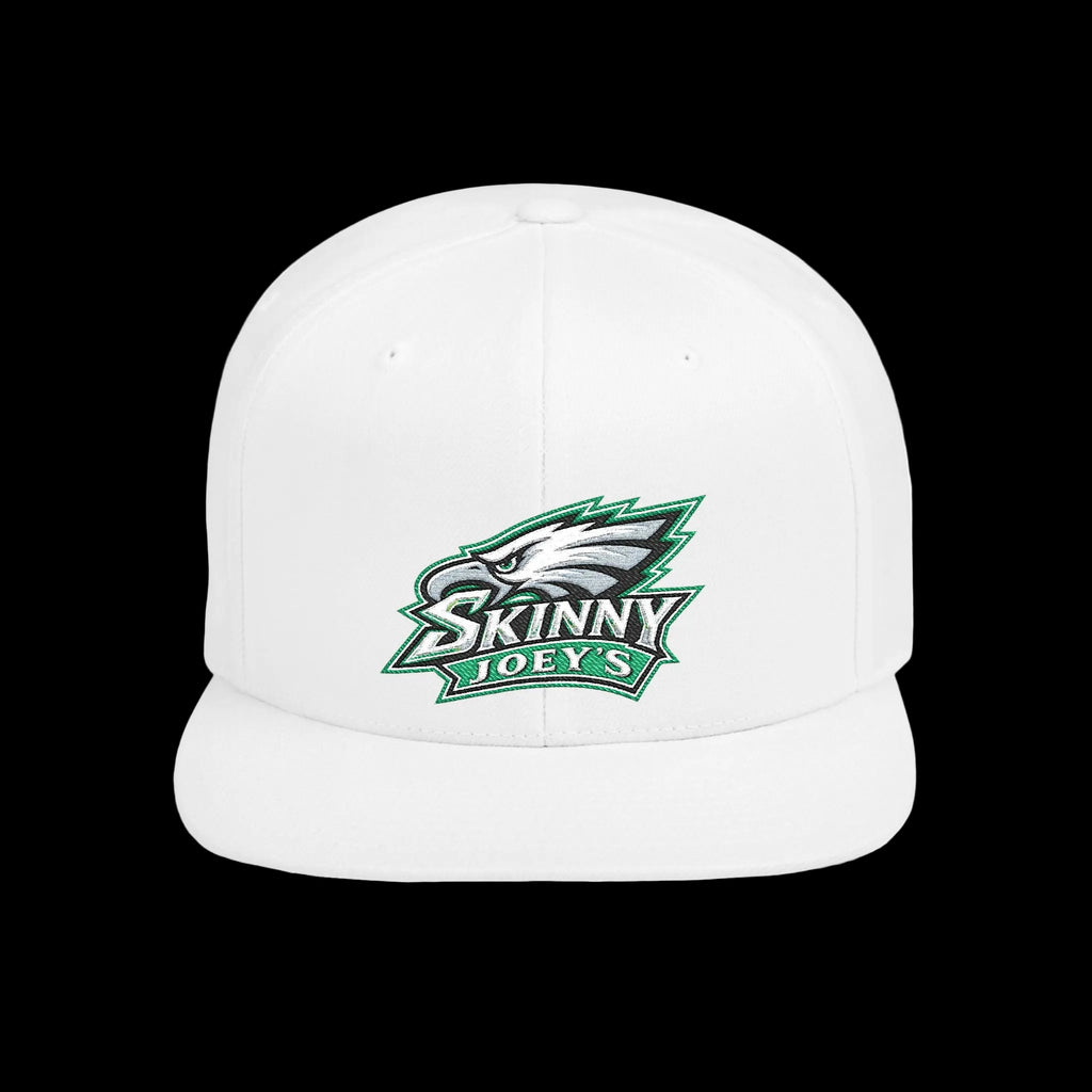 Skinny Joeys Eagle Logo Flat Bill Snapback Hat