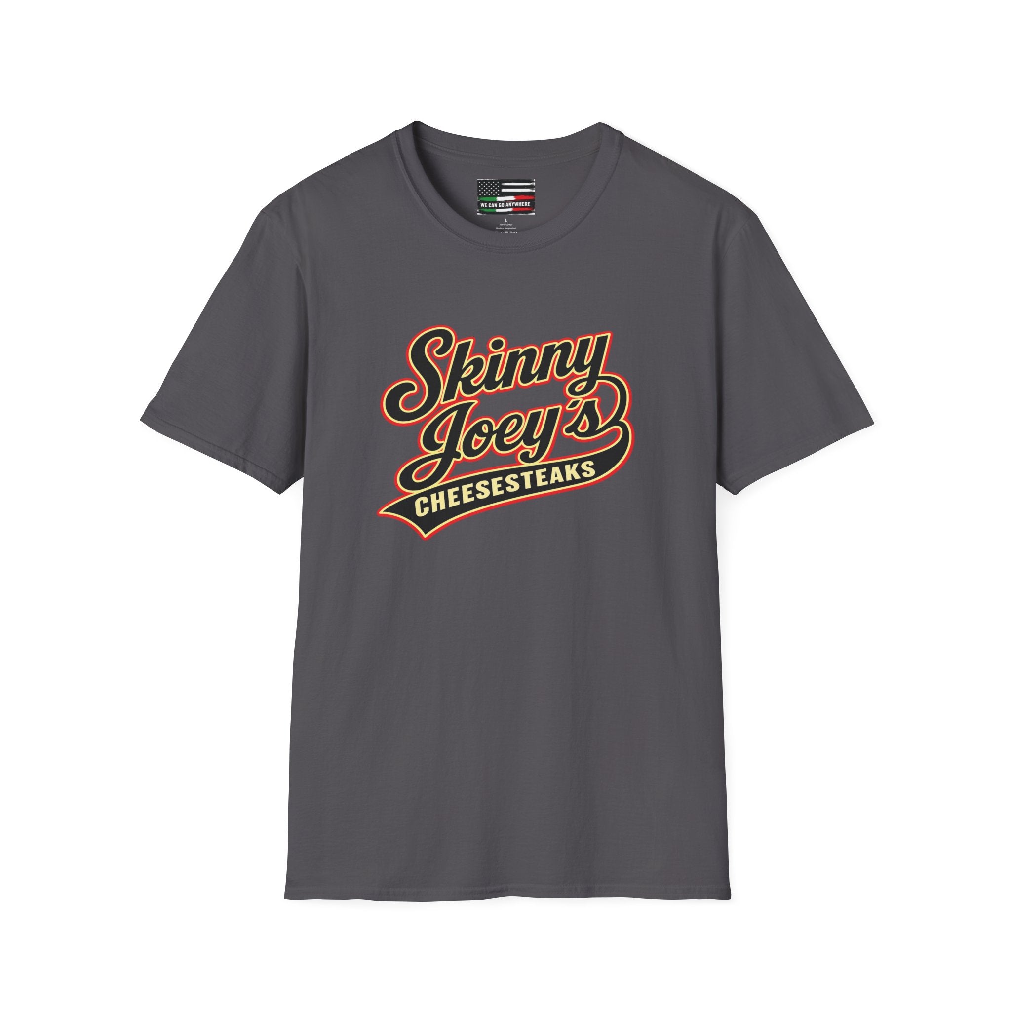 Skinny Joey's Cheesesteaks T-Shirt | Retro Philly Diner Graphic Tee
