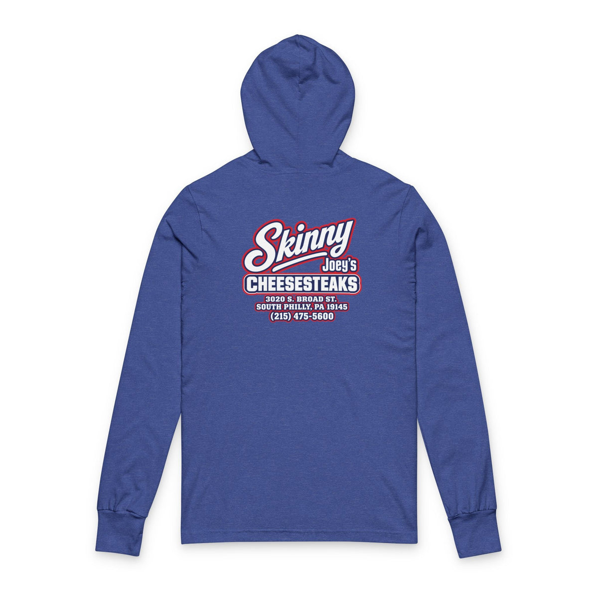 Skinny Joey's Cheesesteaks Hooded Long Sleeve Tee