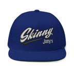 Skinny Joey's Embroidered Flat Bill Cap | Vintage Snapback Hat