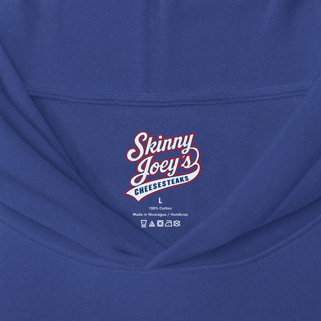 Skinny Joey's Cheesesteaks Hooded Long Sleeve Tee