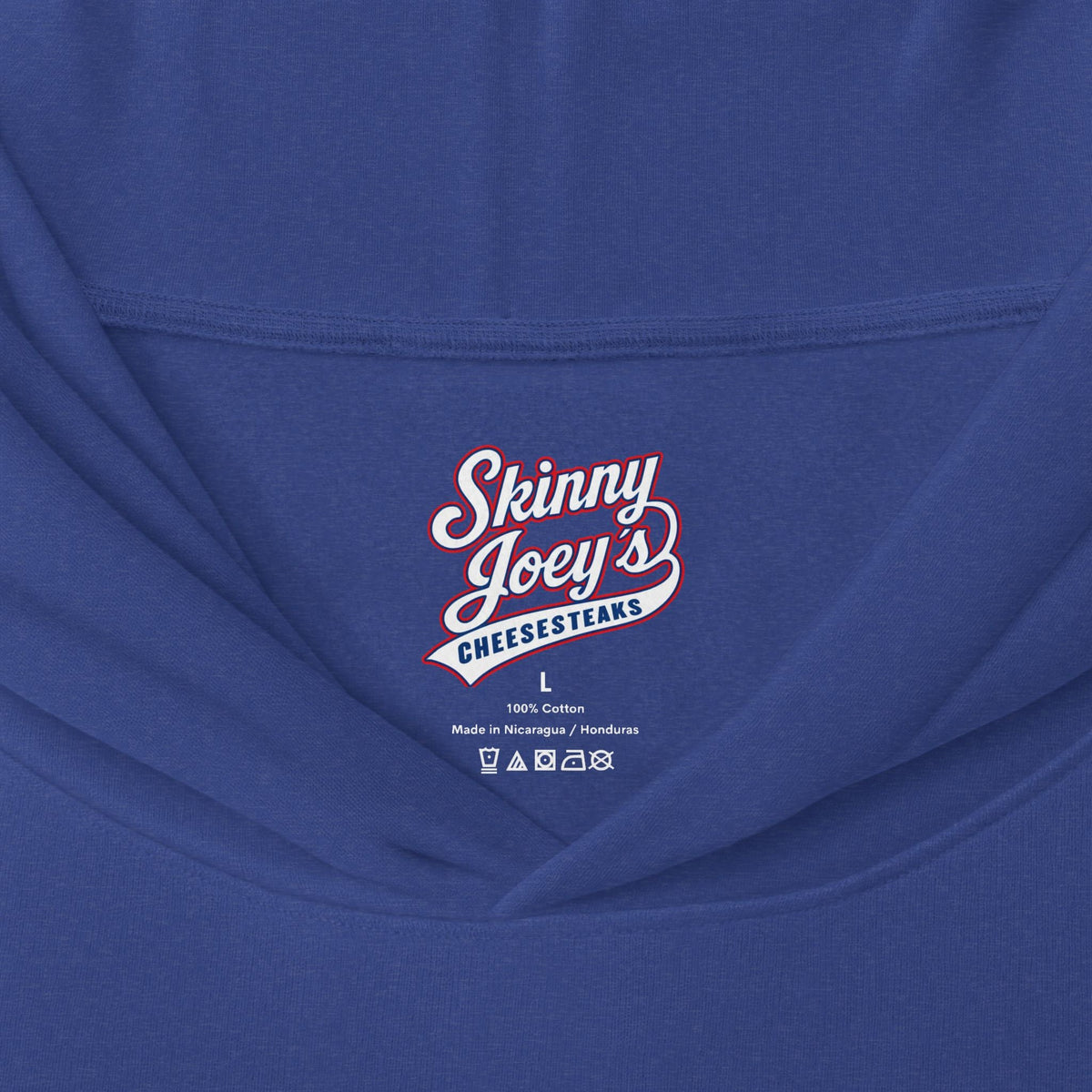 Skinny Joey's Cheesesteaks Hooded Long Sleeve Tee
