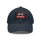 Skinny Joey Leather Patch Dad Hat