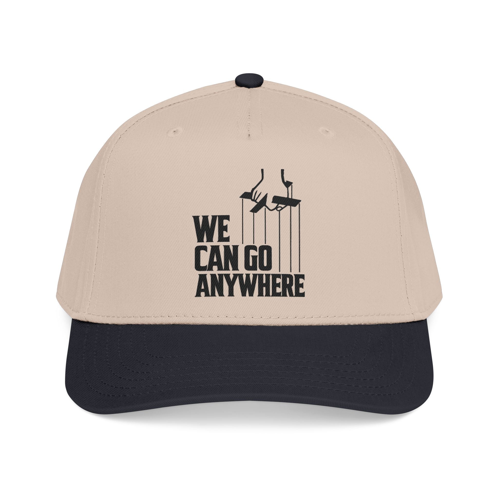 “We Can Go Anywhere” Stork Travel Dad Hat