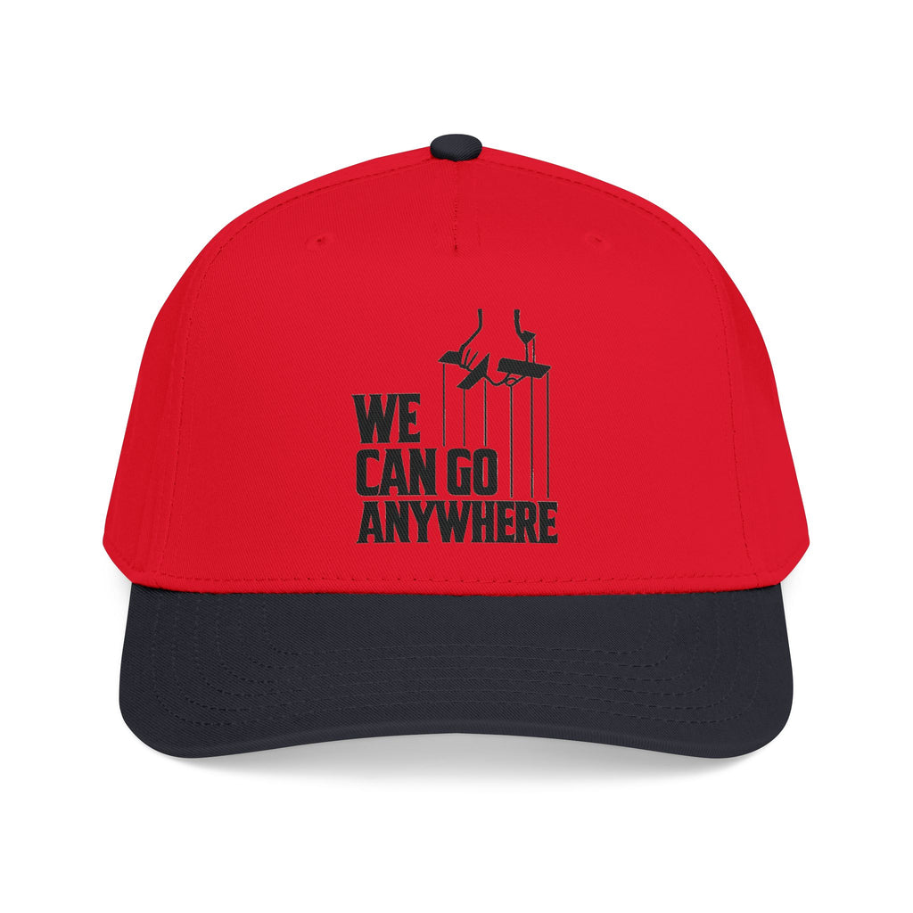 “We Can Go Anywhere” Stork Travel Dad Hat
