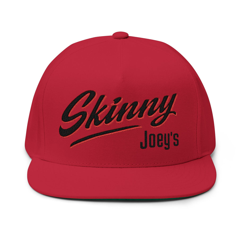 Skinny Joey’s Flat Bill Cap — Classic Edition Embroidery