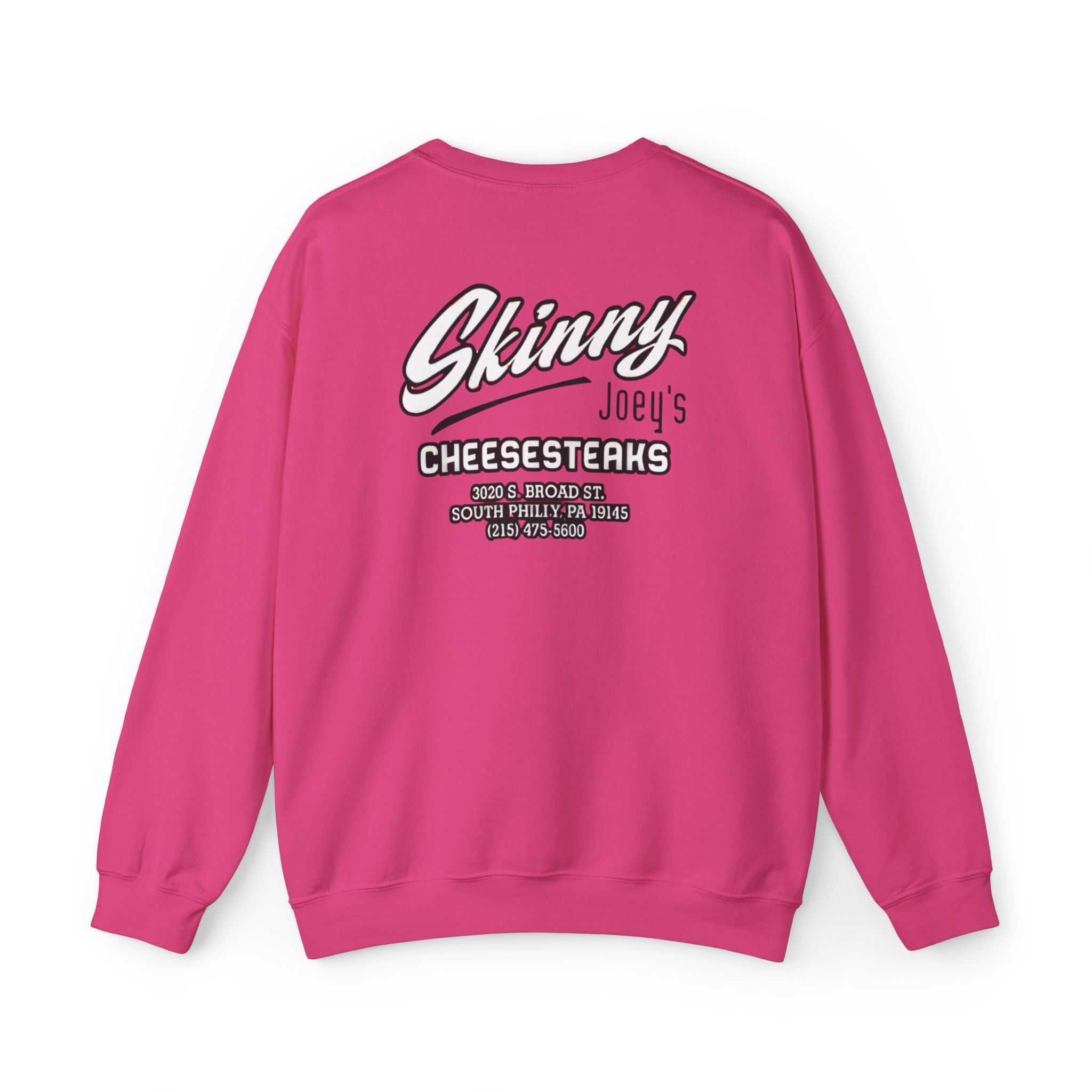 Skinny Joey’s Cheesesteaks Unisex Crewneck Sweatshirt | South Philly 3020 S. Broad St.