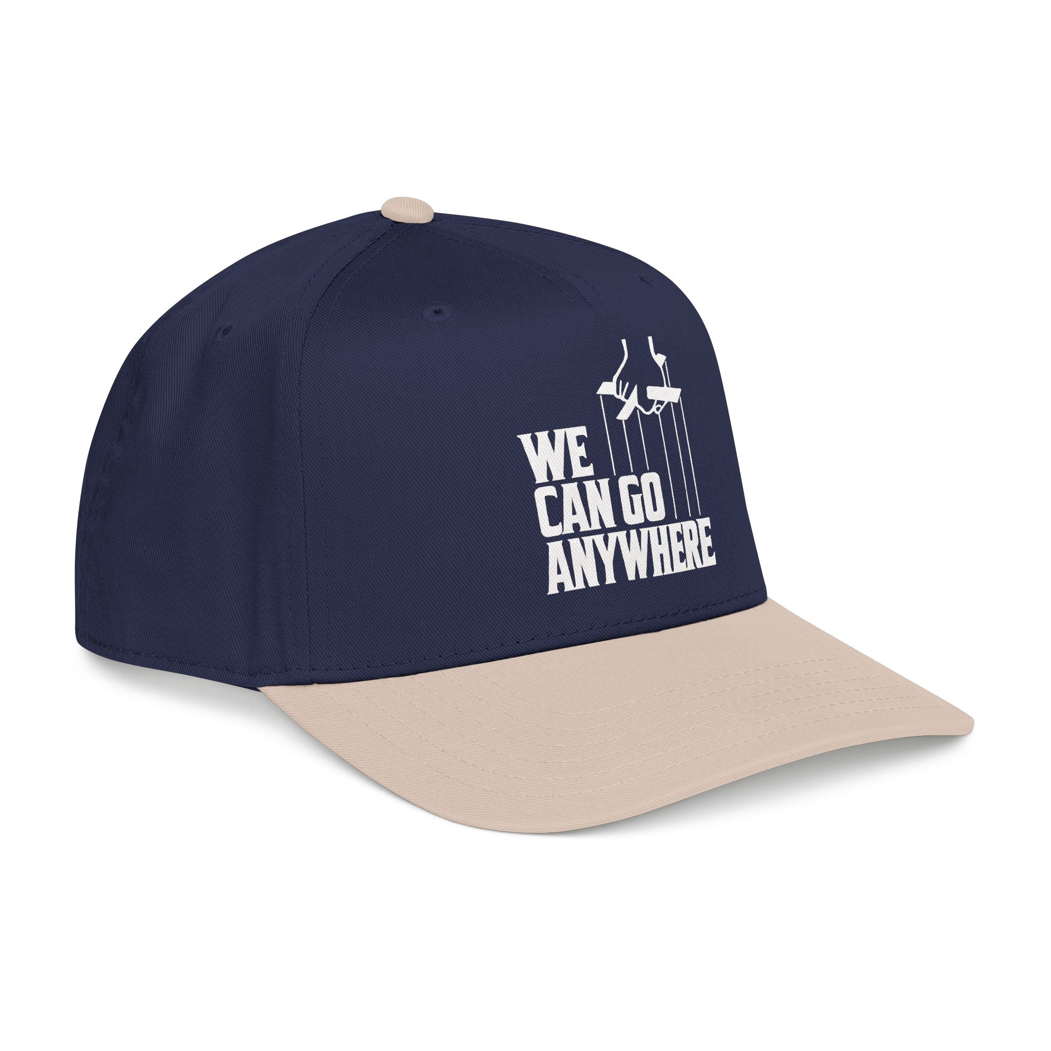 “We Can Go Anywhere” Stork Travel Dad Hat