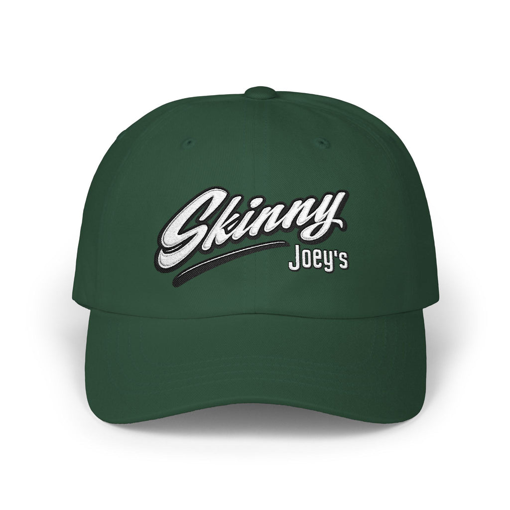 Skinny Joey's Classic Dad Cap | Embroidered Retro Script Baseball Hat