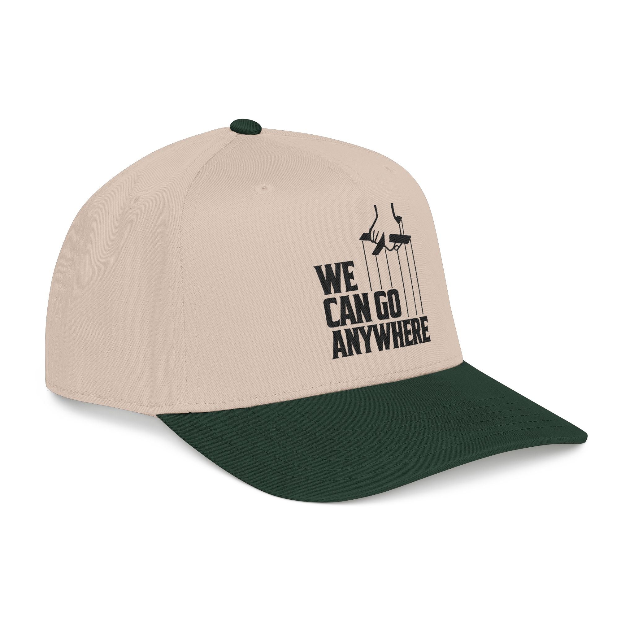 “We Can Go Anywhere” Stork Travel Dad Hat