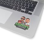 The Skinny Podcast Kiss-Cut Sticker — Joey Merlino & Lil Snuff Logo