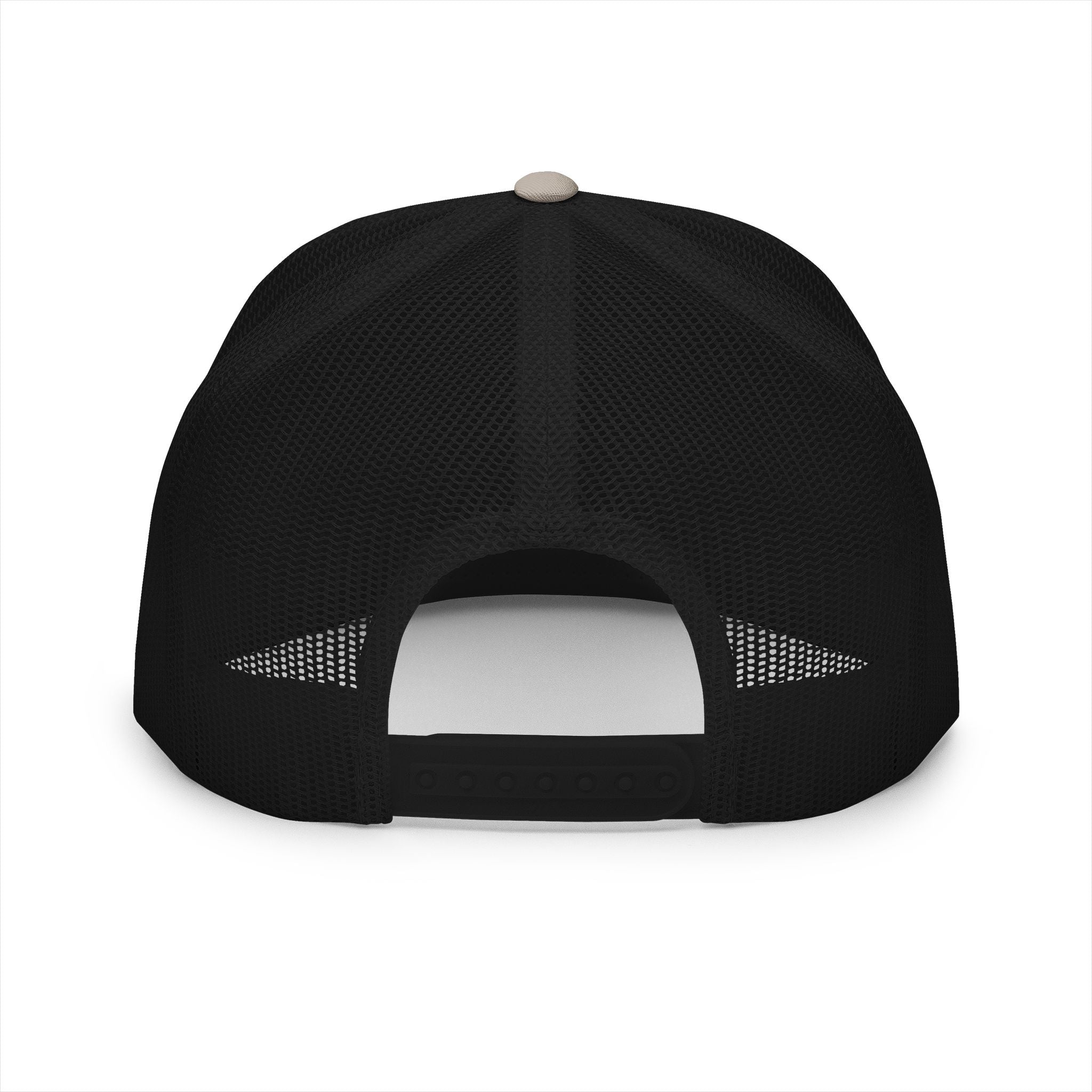 Skinny Trucker Cap - Retro Patch 5-Panel Mesh Hat