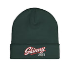 Embroidered 'Skinny' Knit Beanie Winter