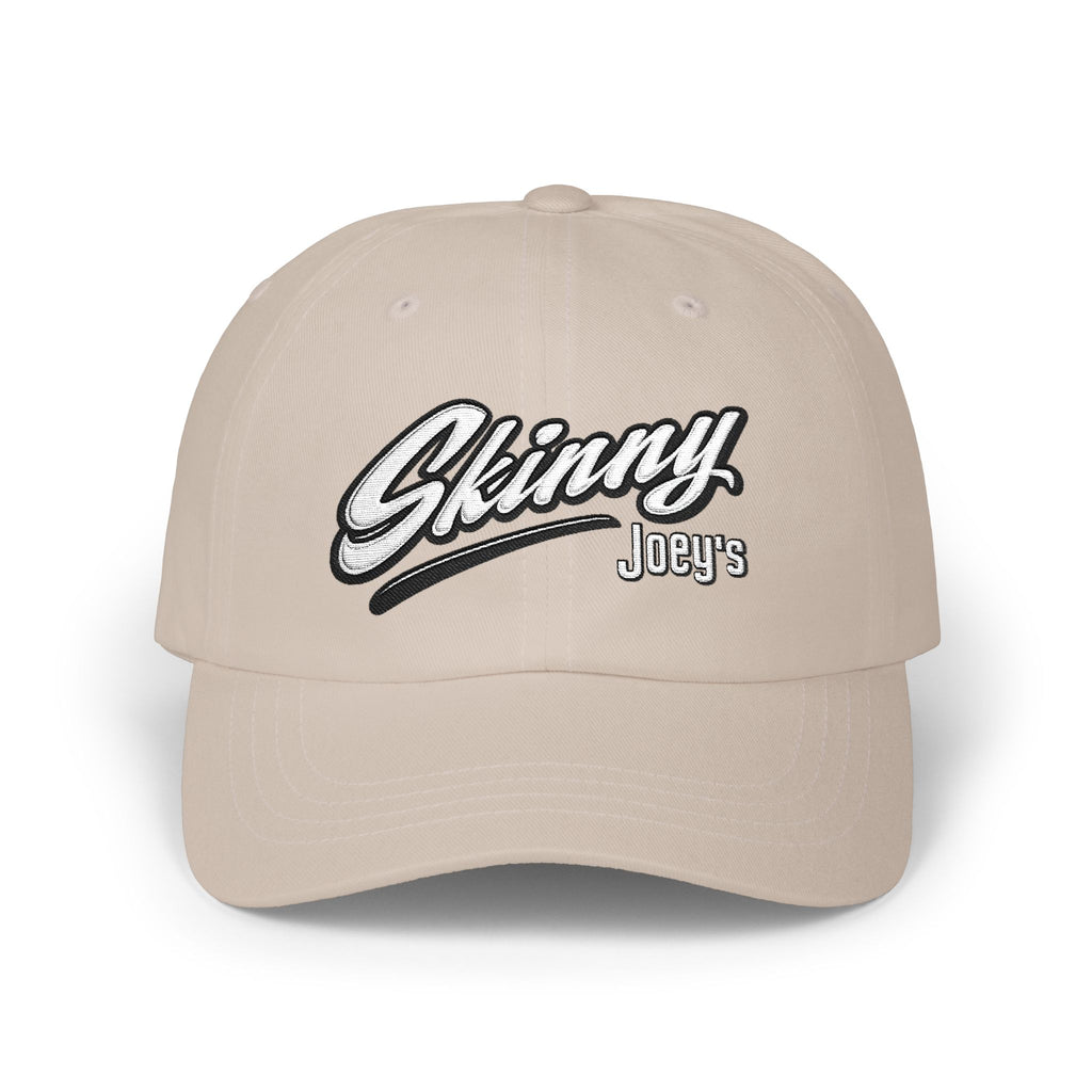 Skinny Joey's Classic Dad Cap | Embroidered Retro Script Baseball Hat
