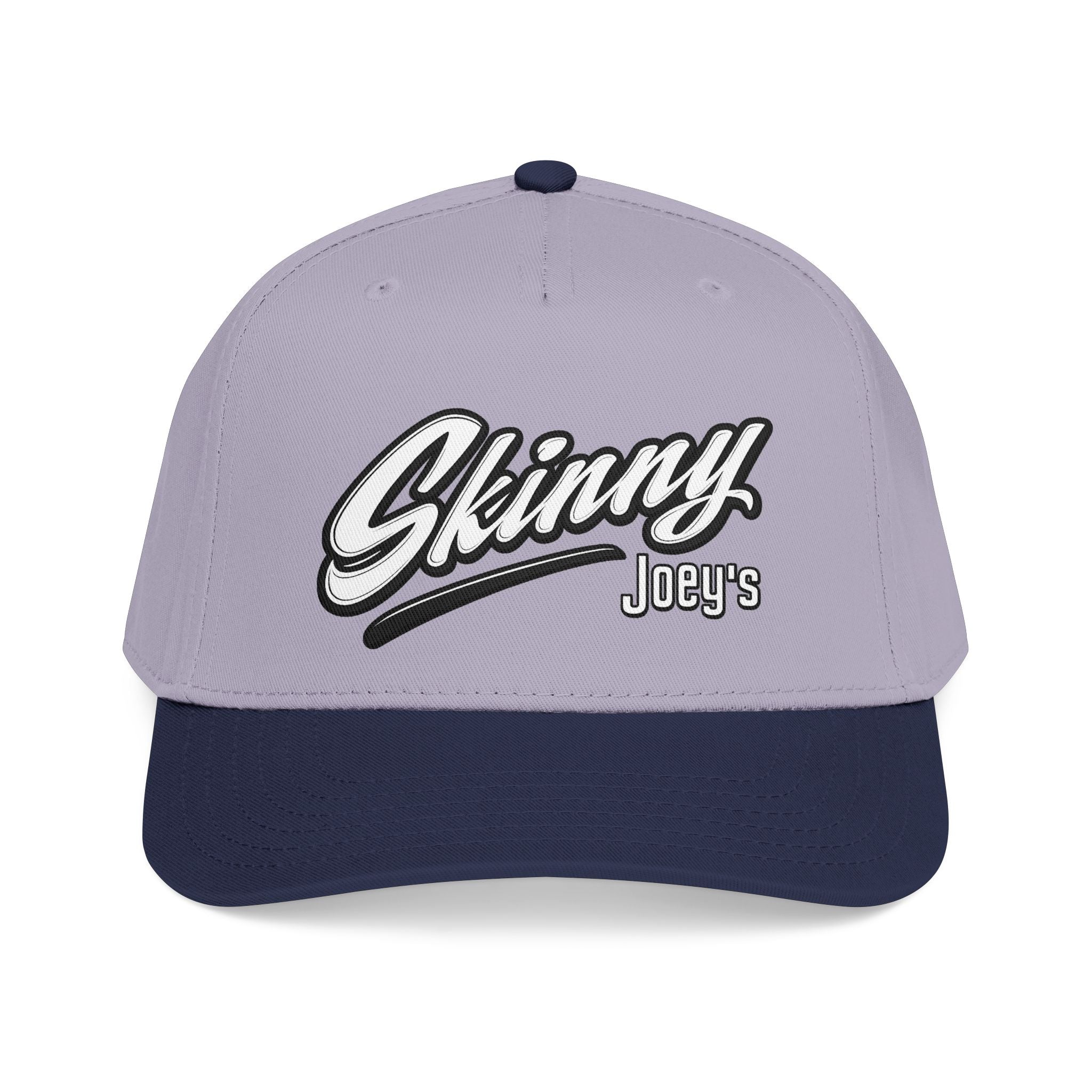 Skinny Joey's Retro Script Baseball Cap | Embroidered Mid-Profile Hat
