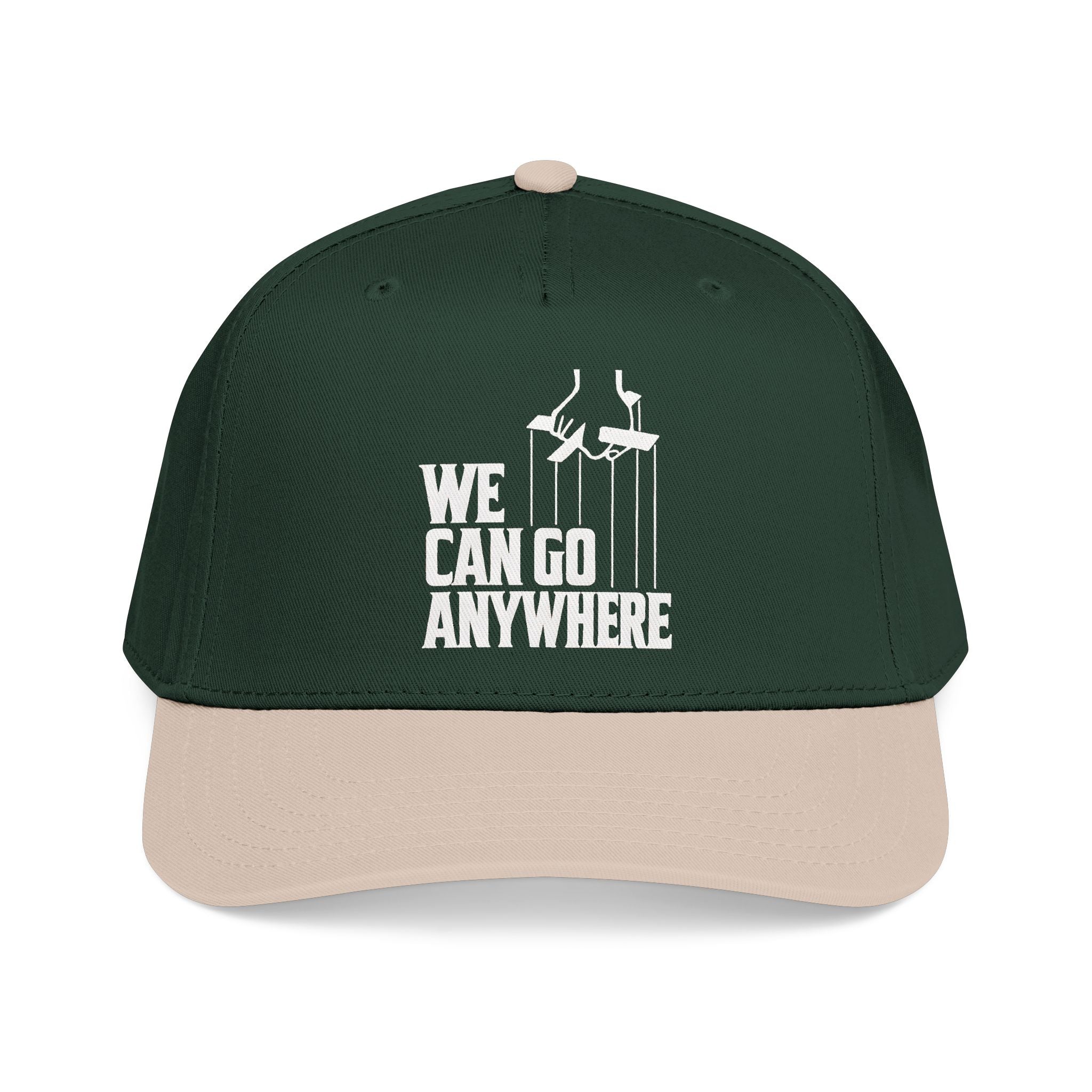 “We Can Go Anywhere” Stork Travel Dad Hat