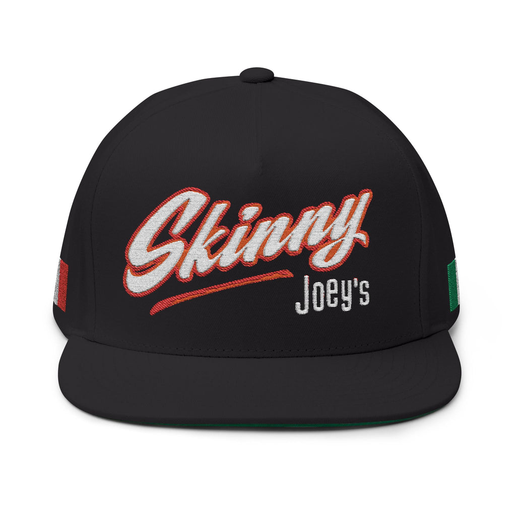 Skinny Joey’s Flat Bill Cap — Classic Edition Embroidery