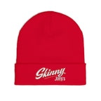 Embroidered 'Skinny' Knit Beanie Winter