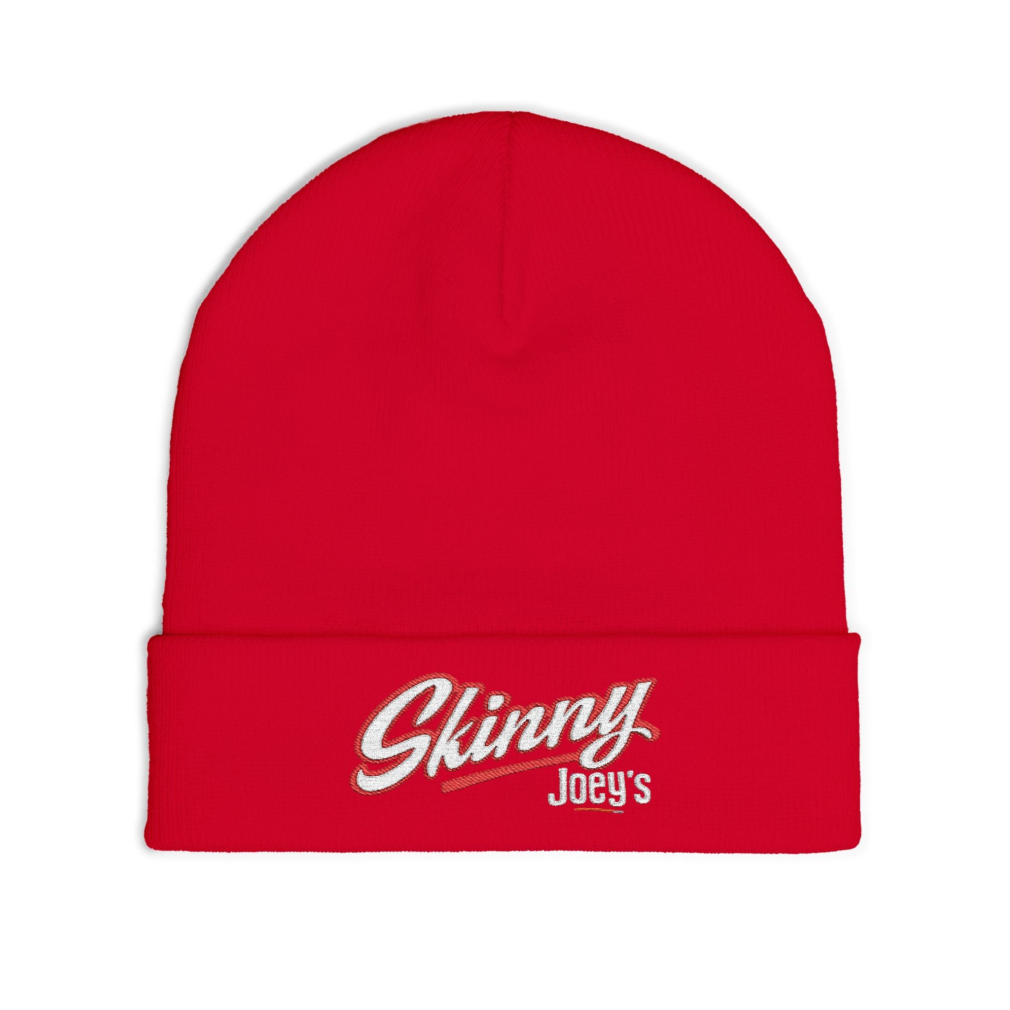 Embroidered 'Skinny' Knit Beanie Winter