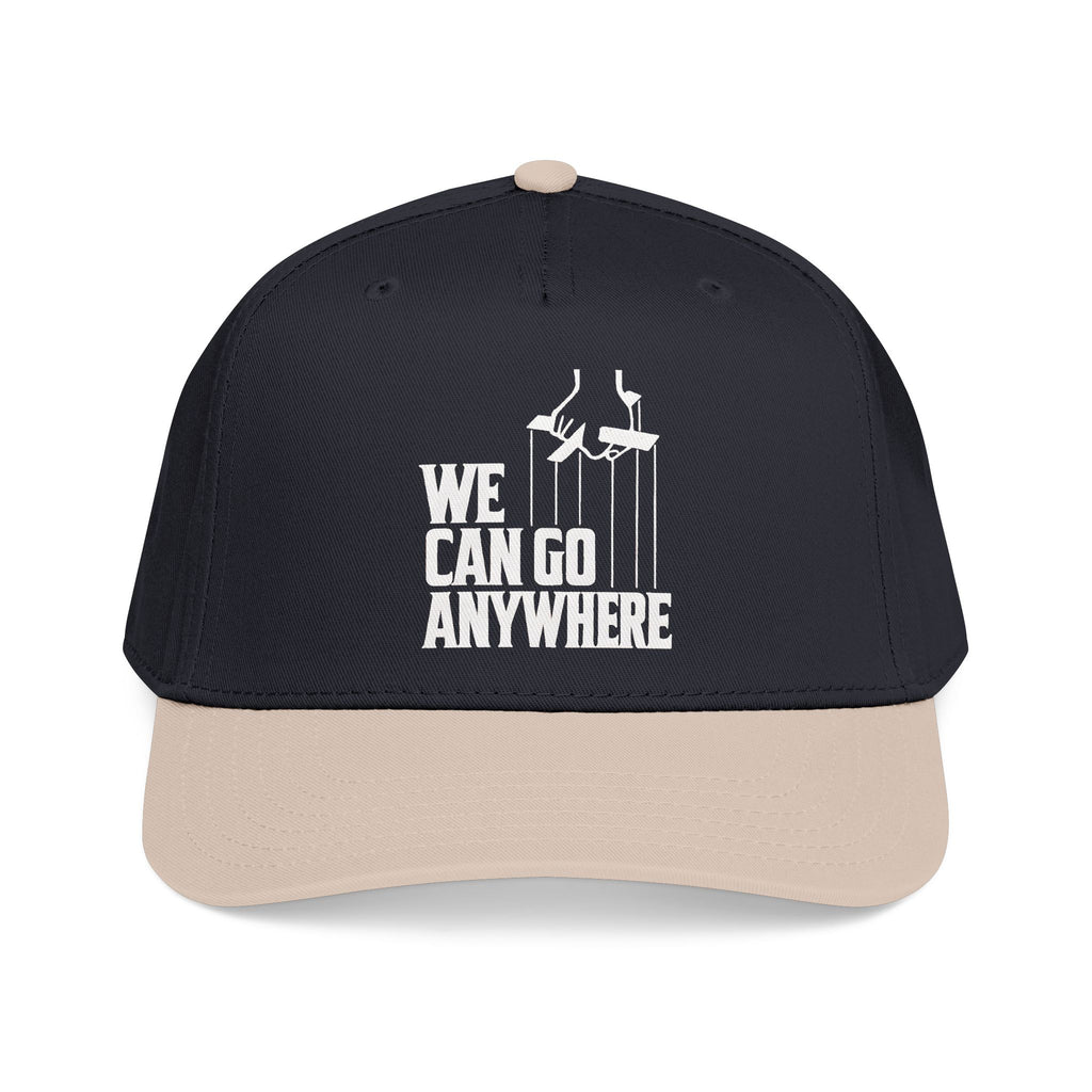 “We Can Go Anywhere” Stork Travel Dad Hat