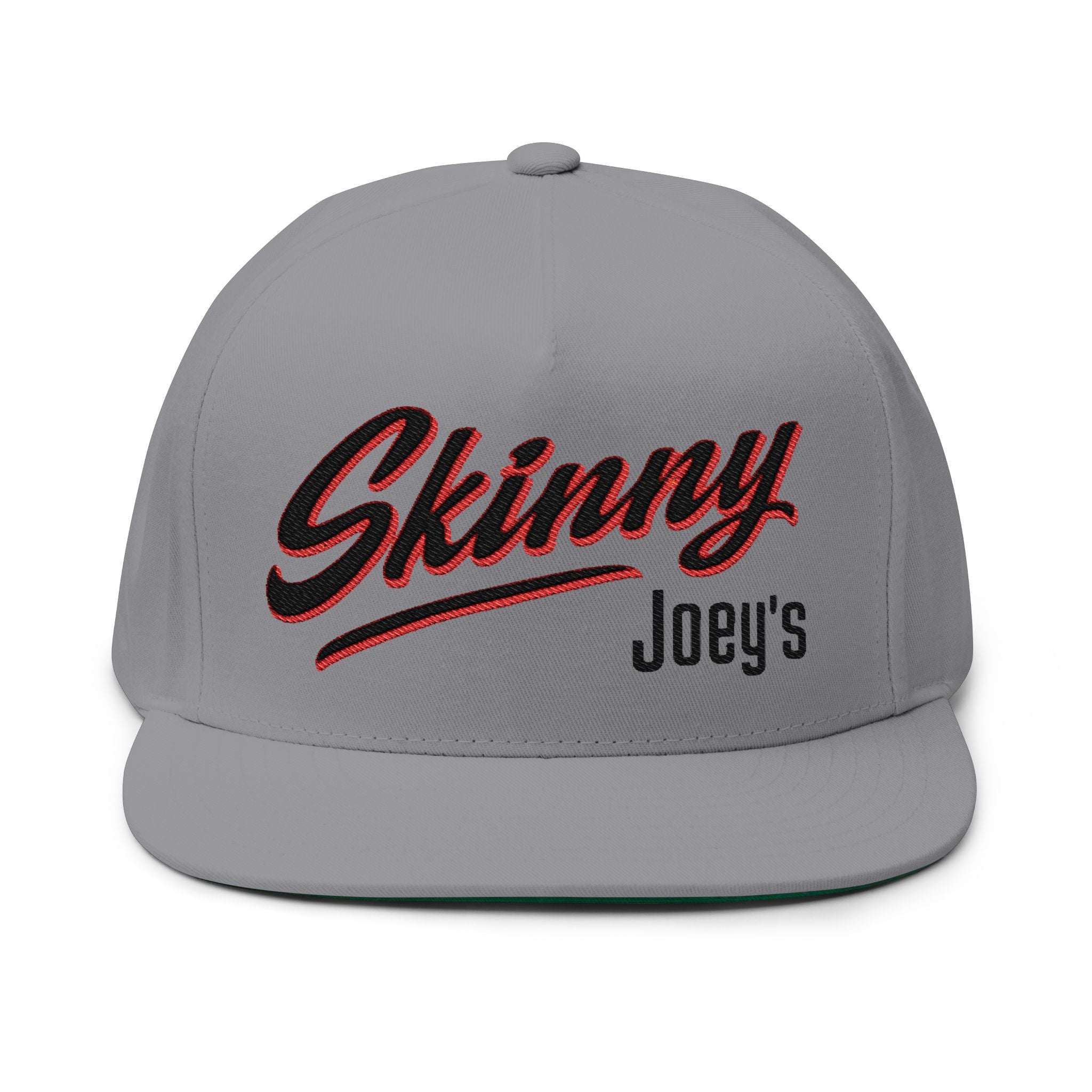 Skinny Joey’s Flat Bill Cap — Classic Edition Embroidery