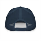 Skinny Trucker Cap - Retro Patch 5-Panel Mesh Hat