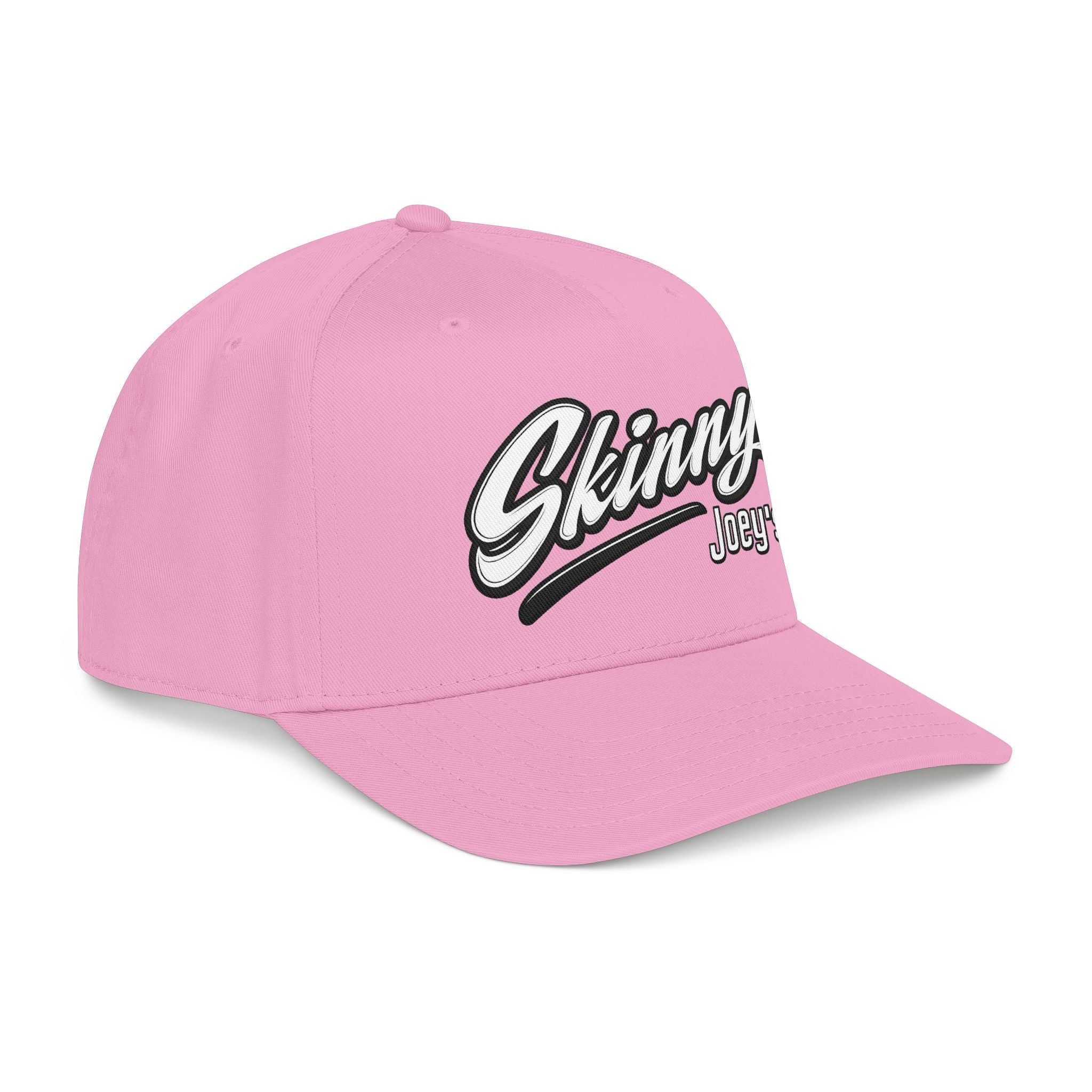Skinny Joey's Retro Script Baseball Cap | Embroidered Mid-Profile Hat